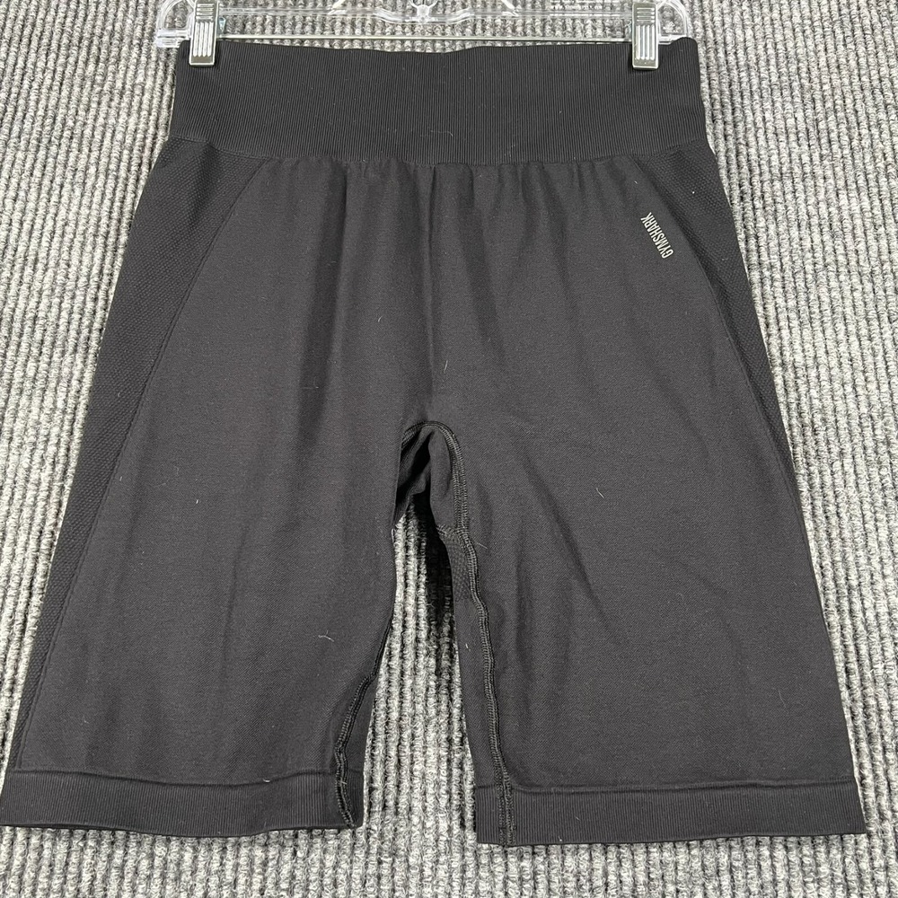 Gymshark Shorts Womens Size Small Black Activewear Gym Lightweight Sharp